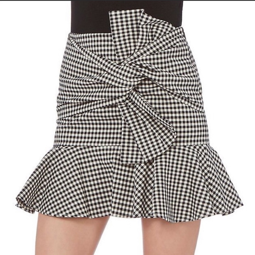 Veronica Beard Gingham Skirt